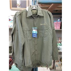 5 New Amundson Quick Dry Fishing Shirts - Size S