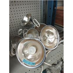 6 Metal Clip On Lights