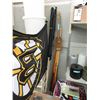 Image 1 : Pool Cues, Bruins Flag & Small Oar
