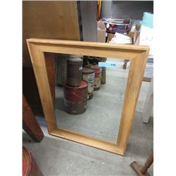 New Wood Framed Wall Mirror
