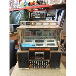 Vintage Coin Operated Table Size Jukebox