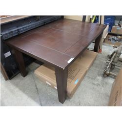 New Home Elegance Dining Table with Leaf