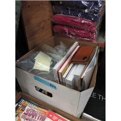 Assorted Cell Phone Covers & Books