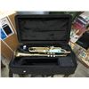 Image 1 : Brass Plated Trumpet in Fitting Case