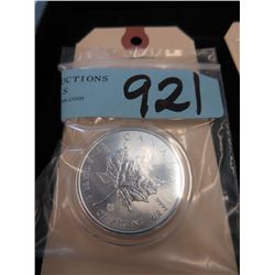 1 Ounce .9999 Fine Silver Canadian Maple Leaf Coin