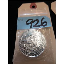 2 Ounce .9999 Silver "Red Dragon of Wales" Coin