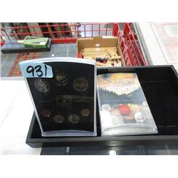 2 Uncirculated 2000 Royal Canadian Mint Coin Sets