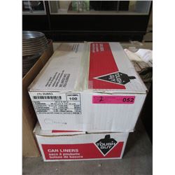 2 Cases 60 Gallon Garbage Bags