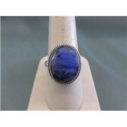 Custom Made Blue Sapphire Gemstone Ring