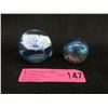 Image 1 : 2 Signed Art Glass Paperweights