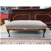 Image 1 : Vintage Velvet Upholstered Bench