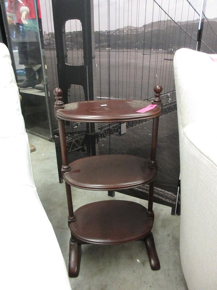 3 Tier Wood Accent Table