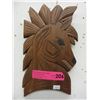 Image 1 : Signed First Nations "Stallion" Wood Carving