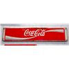 Image 1 : 70s/80s "Enjoy Coca-Cola" 2-Tone Wave Metal Sign