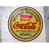 Image 1 : 12" Embossed Tin Coca-Cola Wall Sign