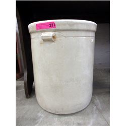 Vintage 10 Gallon Pottery Crock