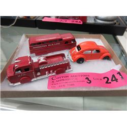 Three 1960s Midge Toy Die-Cast Vehicles