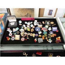 60 Assorted Collector Pins