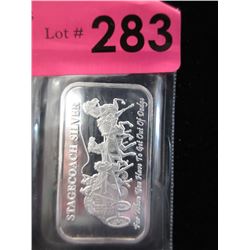 1 Oz. Stagecoach .999 Silver Art Bar