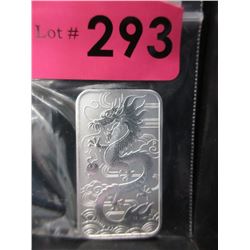 1 Oz. Perth Mint .9999 Silver Dragon Coin