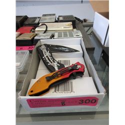 8 New Folding Knives - 3" Blades