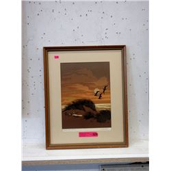 Walton Butts Framed Print  Along the Beach 