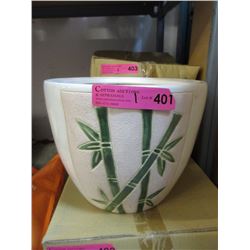 New 3 Piece Set of Ceramic Plant Pots