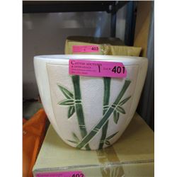 New 3 Piece Set of Ceramic Plant Pots