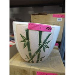 New 3 Piece Set of Ceramic Plant Pots
