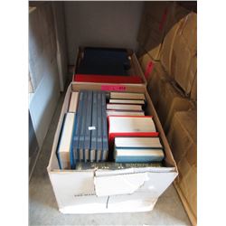 2 Boxes of Assorted Hard Cover Books