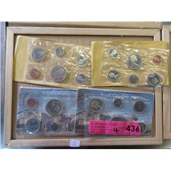 4 Uncirculated Proof-Like Canadian Coin Sets