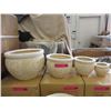 Image 1 : 2 New 4 Piece Sets of Ceramic Plant Pots