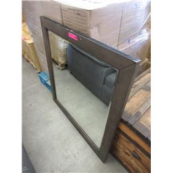 Wood Framed Wall Mirror