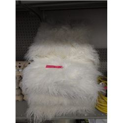 Four 16" Fun Fur Throw Cushions