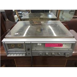 Vintage Sears Radio Turntable with Cassette