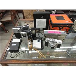 Ansco Camera & 8 Vintage Transistor Radios