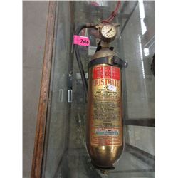 Vintage 1 Quart Justrite Fire Extinguisher