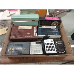 8 Vintage Transistor Radios