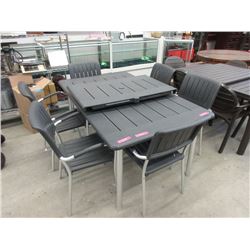 New Nardi Musa Patio Table with 6 Chairs & Leaf