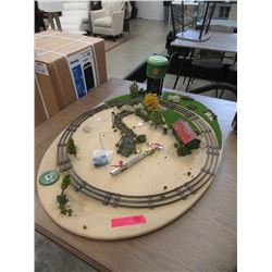 Vintage Train Track with Water Tower & More