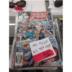 Forty 75¢ - 95¢ Comic Books