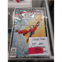 Collection of 20 Superman Comics