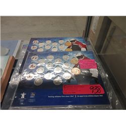 2 Vancouver 2010 Olympic Commemorative Coin Sets