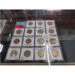 15 Special Canadian $1 Loonie Coins