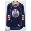 Image 1 : REEBOK  OFFICIALLY LICENSED OILERS JERSEY SIZE L