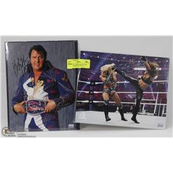 WWE/WWF TRISH STRATUS AND HONKY TONK MAN SIGNED
