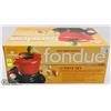 Image 1 : STOKES GOURMET CAST IRON ENAMEL FONDUE