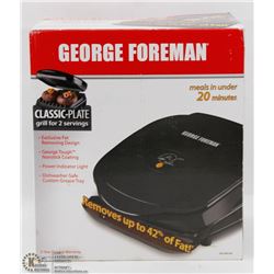 GEORGE FOREMAN CLASSIC PLATE GRILL