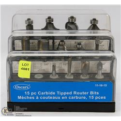 OSCARS 14PC CARBIDE TIPPED ROUTER BIT SET
