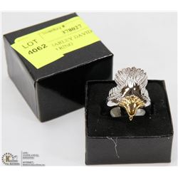 MENS "HARLEY DAVIDSON"  EAGLE 2 TONED RING